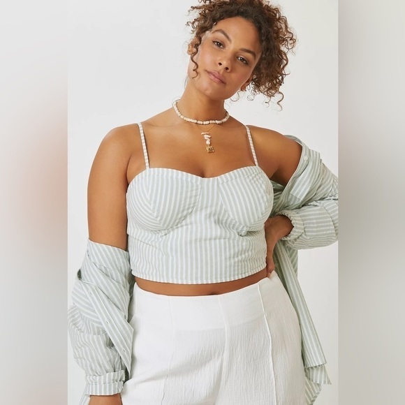 Anthropologie Bustier Top Size XL - Picture 5 of 7